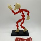 Vintage Reddy Kilowatt Translucent Plastic Figure   Stand 40s 50s Rare Display