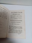 Antique French Devotional Book Directeur Spirituel Lyon 1817 Leather Cover Jrr9