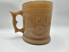 Whataburger Buffalo Nickel Coffee Mug Cup Butterscotch 1983 Vintage Made In Usa