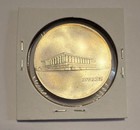 1965 Israel 5 Lirot Silver Coin 0 9 Fine Km 40 Temple  knesset  Reverse