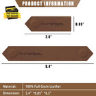 Genuine Leather Magnetic Bookmark  Handmade Stitched Bookmarks For Women Men  Mu