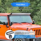 52  Led Light Bar Windshield Brackets   A-pillar For 2007-2017 Jeep Wrangler Jk
