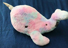 Fao Schwarz 15 glow Brights Plush Led W Sound Narwhal Pink blue Tested And Works