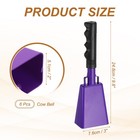 10  Cow Bells For Football Games  6pcs Cowbells For Sporting Events  Dark Purple