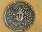 Fabulous Sterling Silver Medallion Tazza Depicting Medusa Shreve 19th Century