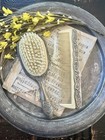 Vintage Vanity Art Deco Set Hair Brush And Comb Ornate Silver Plate