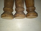 Set Of 3 Vintage Wooden Architectural Salvage Ornate Turned Columns  10 1 4 