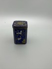 Vintage Signed Antique Japanese Cloisonn   Enamel On Brass Tea Snuff Pill Box J2