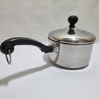 Vtg Farberware 1 Qt Saucepan With Lid Pot Stainless Steel Aluminum Clad Usa fs