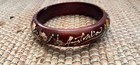 Lot Of 3 Vintage Bangles Bracelets Women s Bracelets Wood And Enamel Bangles