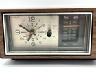 Vtg 1980 s General Electric Am Fm Radio Alarm Clock Model No  7-4550c Tested