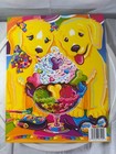 Vintage Y2k Lisa Frank Casey   Candy Puppy Love Dog Folder 2 Pocket