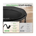 Bcan 450 550lbs Mini Rebounder Trampoline For Adults  40  48  Foldable Fitnes   