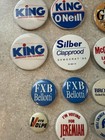 Lot Of 20 Vintage Political Campaign Buttons