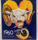 Los Angeles Rams 1960 Weico Nfl Vintage Ceramic Ashtray