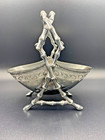 Antique Silver Plated Sugar Salt Scuttle Cellar By Thomas Otley   Son Sheffield