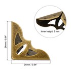 24mm Metal Book Corners  50pcs Photo Corners Book Corners  Bronze