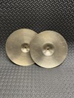  vintage  Zildjian 16  Hi-hat Pair Cymbals 1970   s Avedis Hollow Logo