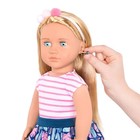 18  Our Generation Jewelry Doll Alessia W  Accessories - Blonde Hair   Blue Eyes
