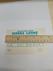 Sierra Leone Qsl Radio Card 1972 Vince West