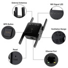Wifi Range Extender Signal Booster 1200mbps Wireless Network Repeater Dual Band