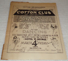 Cotton Club Orchestra Rhyth-mania 1932 Brooklyn Original Advertisement Flyer
