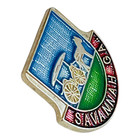 Vintage Savannah Georgia Lapel Pin Travel Souvenir Horse And Carriage Tour