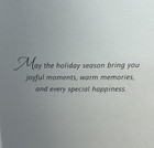 Hallmark Christmas Card W  Envelope   Wishing You A Warm   Wonderful Christmas