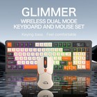 Ziyoulang T96 Dual Mode Wireless Keyboard Mouse Rgb Combo Smart Display For Pc
