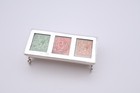 Lovely Antique Silver Victorian Triple Stamp Box Holder Hallmarked London 1896