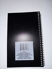 Spiral-bound Address And Telephone Book With Plastic Cover Black Name Phone
