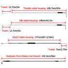 Mofun 16 -18  Handlebar Brake Clutch Throttle Cable Kit For Harley Fxdwg Non-abs