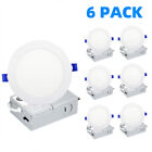 6 12 24 36 48 Pack 6 Inch Led Recessed Light With 3cct- Canless Ultra Thin Wafer