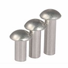 M3 M4 M5 M6 Aluminum Domed Head Solid Rivets Pan Button Head Rivet