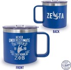 Bbgreek Zeta Phi Beta Sorority Paraphernalia - 14oz  Never-underestimate