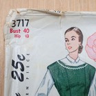 Vintage 1940s Simplicity 3717 Size 22 Bust 40 Hip 43 House Dress And Apron