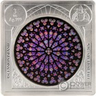 Notre Dame De Paris Rose Window 3 Oz Silver Coin 5  Ascension Island 2026