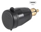 Racingpowersports 30w Din Power Adapter Plug Usb 3 0 12v-24v Bmw Ducati Red