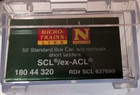 N-scale Micro Trains Csx Family Tree Series Scl Ex  Acl 50  Box Car