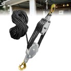 Heavy Duty Pulley-block And Tackle 2200 Lbs Capacity  4400 Lbs Breaking Strength
