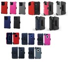 Lot 5 Defender Case W clip For Iphone 7 8 11 12 13 14 15 16 17 17 Air 17 Pro Max