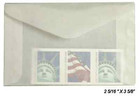 100 Count - Glassine Envelopes  2 - Acid Free - 2 5 16  X 3 5 8  