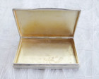 Vintage Sterling Silver gold Wash Antique Cigarette Case  Hallmarked  stunning 