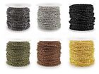 Cable Chain - 5x7mm Link - Gold Color - 30 100 Feet - Bulk Craft Spool