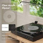 Turntable Mat Acrylic Anti Static Noise Reduction Turntable Slipmat For 12inch