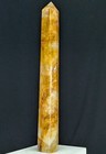 Golden Healer Tower Point Crystal Gemstone Quartz Large Big Tall Chakra Wand