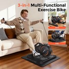  Under Desk Bike Pedal Exerciser - Magnetic Mini Exercise Bike  Desk Pedal Bike