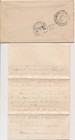 Mittineague Massachusetts 1888 Fancy Cancel On Cover   Letter Received Cancels