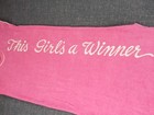 Vtg Retro 1970   s Original This Girls A Winner Size S   M Terry Cover Up Dress