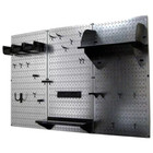 Wall Control Metal Pegboard Tool Storage Black Peg Accessories 32 In  X 48 In 